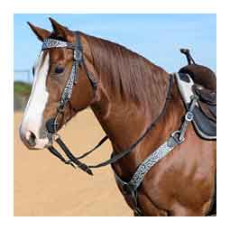 Paisley 5/8-in Swell Cheek Browband Horse Headstall Item # 50841