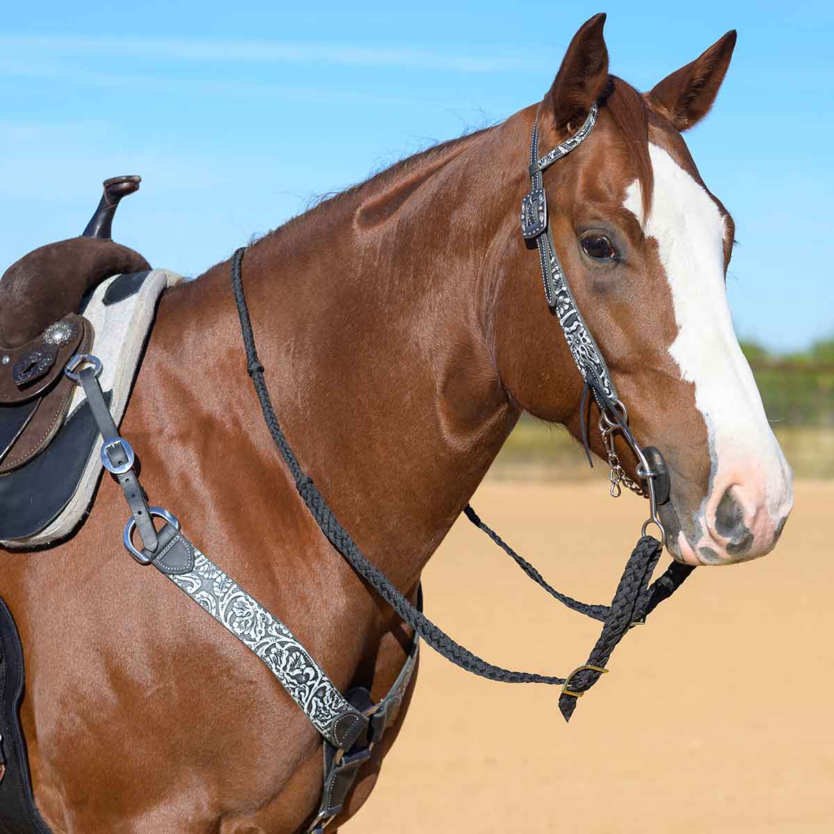 HILASON Western Horse Tack Ensemble harnais américain en cuir HILASON Western Horse Tack Ensemble harnais américain en cuir
