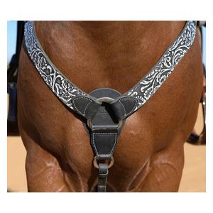 Contoured 2-in Paisley Horse Breast Collar Item # 50843