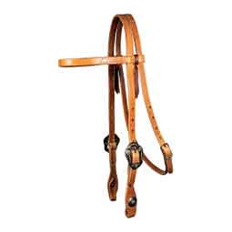Daisy 5/8-in Double-Buckle Browband Horse Headstall  Professional's Choice