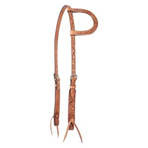 Antique Leaf Slip Ear Horse Headstall Item # 50854
