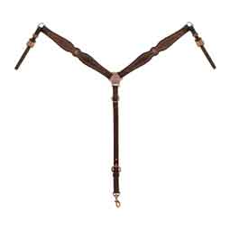 Western Floral Scalloped Horse Breast Collar Weaver Leather