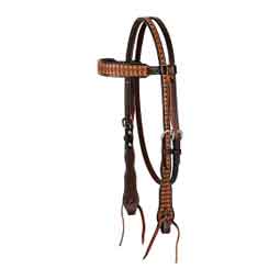 Floret Tooled 5/8-in Browband Horse Headstall Item # 50897