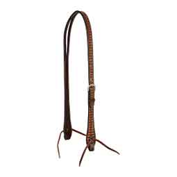 Floret Tooled 3/4-in Split Ear Horse Headstall Item # 50898