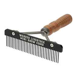 Mini Show Teflon Groom Comb  Weaver Livestock