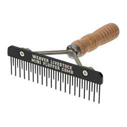 Mini Fluffer Teflon Groom Comb  Weaver Livestock