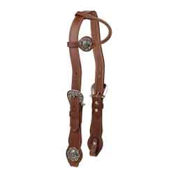 Contoured 1 1/4-in Sliding Ear Horse Headstall Item # 50990