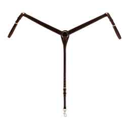 Contoured Buffalo Leather Horse Breast Collar Item # 50997