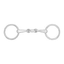 Lozenge Link Loose Ring Snaffle 13mm Mouth Horse Bit Item # 51193