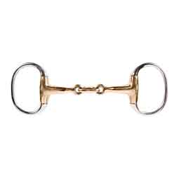 Copper Lozenge Link Eggbutt Snaffle Horse Bit  Horze Equestrian