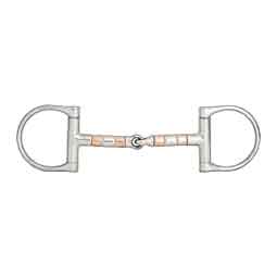 Copper Roller D-Ring Snaffle Horse Bit Item # 51213