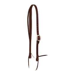 STS Ranch 3/4-in Harness Leather Split Ear Horse Headstall Item # 52127
