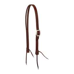 STS Ranch 1-in Harness Leather Split Ear Horse Headstall Item # 52132