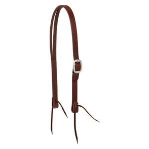 STS Ranch 1-in Harness Leather Split Ear Horse Headstall Item # 52132