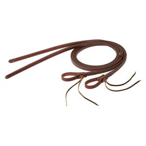 STS Ranch 5/8-in Harness Leather Split Horse Reins with Pineapple Knots Item # 52133