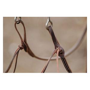 STS Ranch 1/2-in Latigo Leather Split Horse Reins with Pineapple Knots Item # 52134