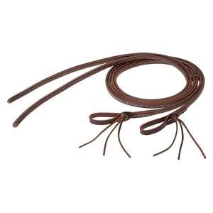 STS Ranch 1/2-in Latigo Leather Split Horse Reins with Pineapple Knots Item # 52134