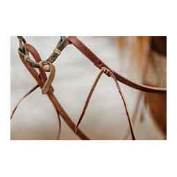 STS Ranch 1/2-in Harness Leather Split Horse Reins with Water Tie Ends Item # 52135