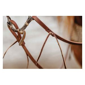 STS Ranch 1/2-in Harness Leather Split Horse Reins with Water Tie Ends Item # 52135