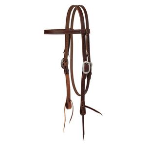STS Ranch 3/4-in Harness Leather Browband Horse Headstall Item # 52142