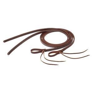STS Ranch 5/8-in Latigo Leather Split Horse Reins with Pineapple Knots Item # 52144