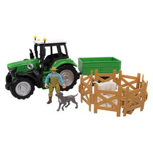 Sheep Farmer and Tractor Toy Playset  Big Country Farm Toys