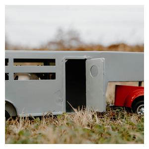 Little Buster Gooseneck Horse and Stock Combo Trailer Toy Item # 52773