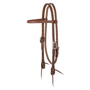 Basin Cowboy 5/8-in Leather Browband Horse Headstall Weaver Leather