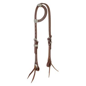 Stockman Western Leather Sliding Ear Horse Headstall Weaver Leather
