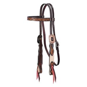Tough1 Deadwood Browband Horse Headstall  Tough1
