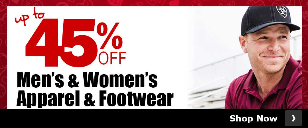 Up To 45% Off Men's & Women's Apparel & Footwear