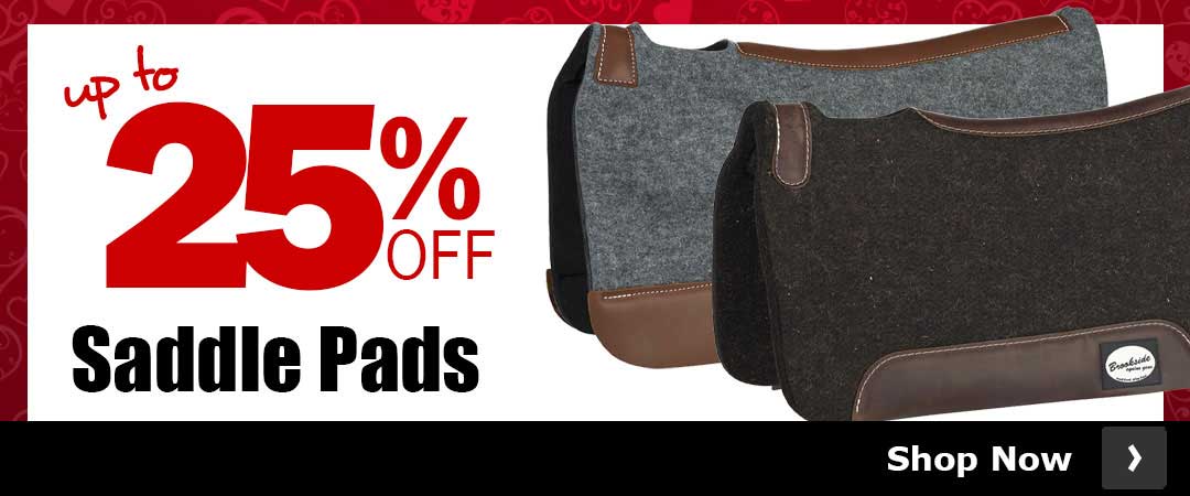 Up To 25% Off Saddle Pads
