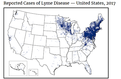 Lyme Disease Map Lyme Disease Map