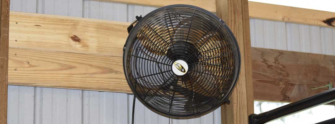 Summer Safety Barn Fans and Horse Waterers