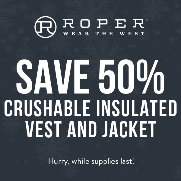 Save 50% on Crushable Insulated Vest and Jacket