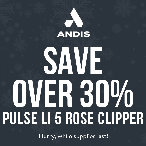 Save over 30% on an Andis Pulse LI 5 Rose Clipper