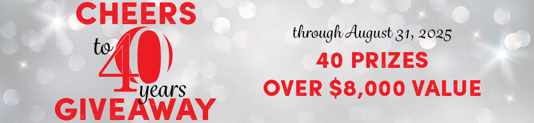 Cheers to 40 Years Giveaway