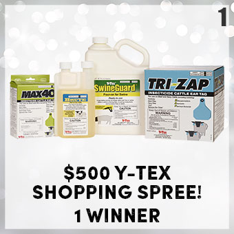 $500 Y-Tex Shopping Spree - 1 winner