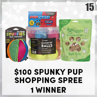 $100 Spunky Pup Shopping Spree - 1 winner
