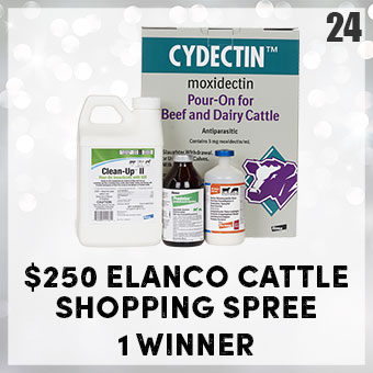 $250 Elanco Cattle Shopping Spree - 1 winner
