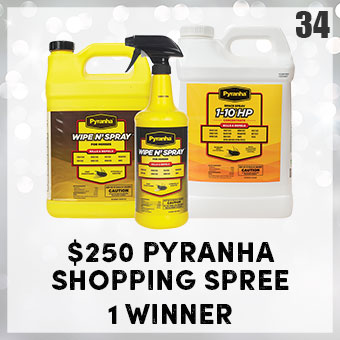$250 Pyranha Shopping Spree - 1 winner
