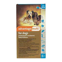 Advantage Multi for Dogs 9-20 lbs 6 ct - Item # 1000RX