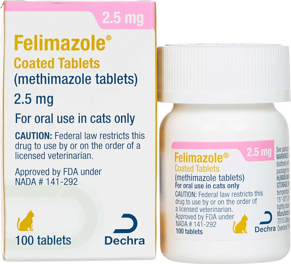 Felimazole for Cats Dechra Veterinary Safe.PharmacyPet Pharmacy (Rx