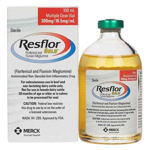 Resflor Gold for Beef and Dairy Cattle 100 ml - Item # 1012RX