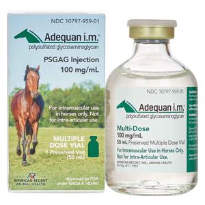 Adequan i.m. Equine 100 mg/ml 50 ml (1 ct x multiple dose) - Item # 1014RX