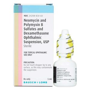 Neo-Poly-B Dex Ophthalmic 5 ml - Item # 1021RX