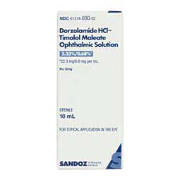 Dorzolamide-Timolol Ophthalmic 10 ml - Item # 1034RX