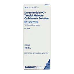 Dorzolamide-Timolol Ophthalmic for Dogs 10 ml - Item # 1034RX