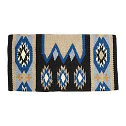 Laredo Navajo Saddle Blanket Blue/White - Item # 10401