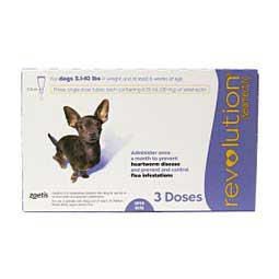 Revolution for Dogs 5.1-10 lbs 3 ct - Item # 1046RX
